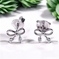 Orecchini Stocco Gioielli Donna in Argento Zircone ORA 398 - ORA 398